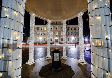 Old Well holiday lights 2023.