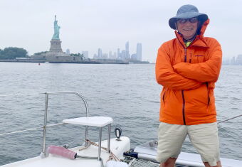 Mustafa Gültekin retirement catamaran