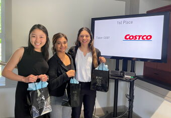 Student winners of Alpha Undergraduate Challenge