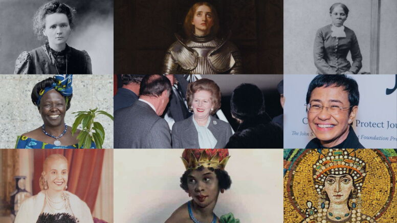 Women leaders collage