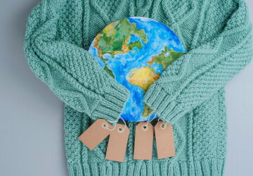 Sustainable branding labels stock