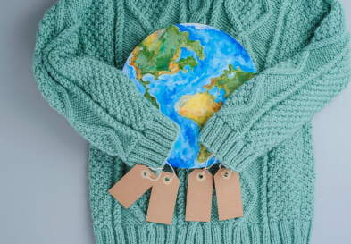 Sustainable branding labels stock