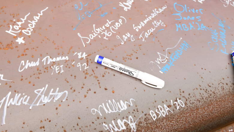 Signatures on the beam