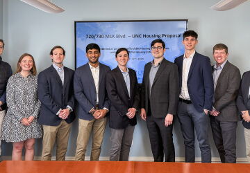 Affordable housing project student collaboration team