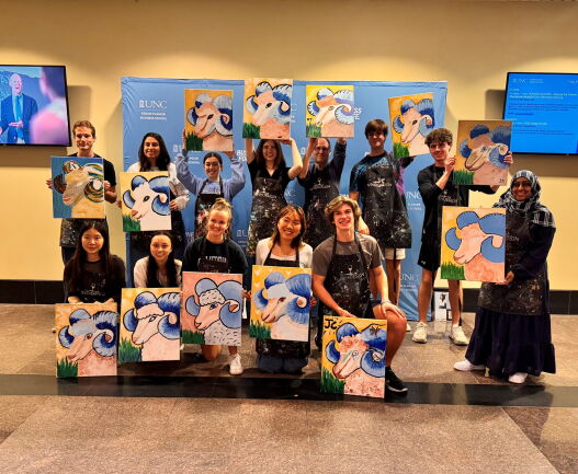 MMP does a paint the mascot event