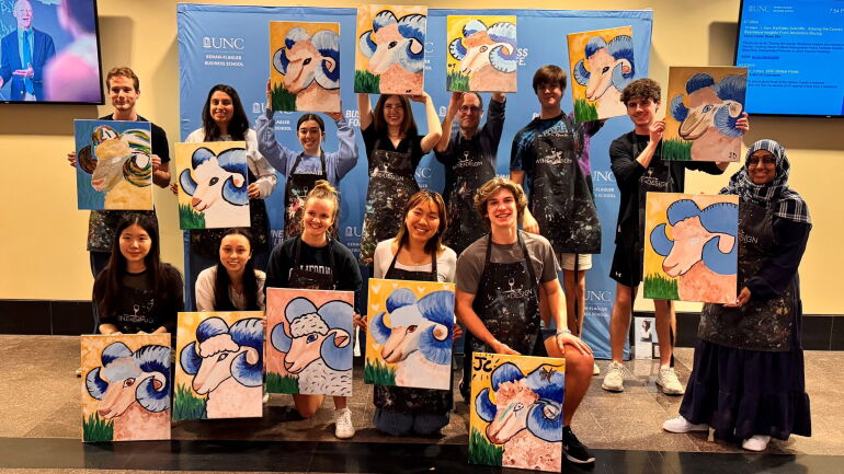 MMP does a paint the mascot event