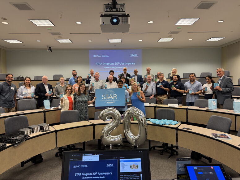 STAR celebrates its 20th Anniversary with a group photo.