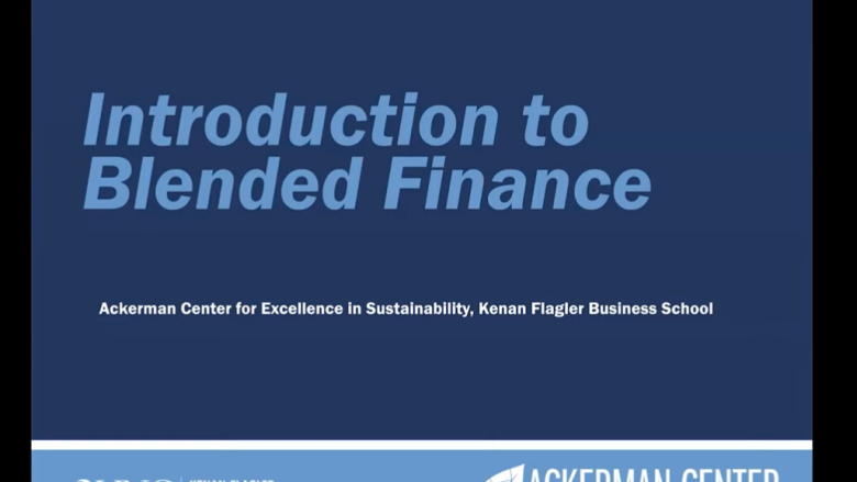 Blended Finance