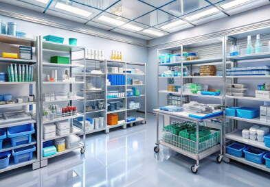 Stock image of medical supplies
