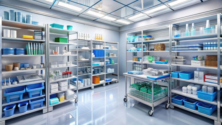 Stock image of medical supplies