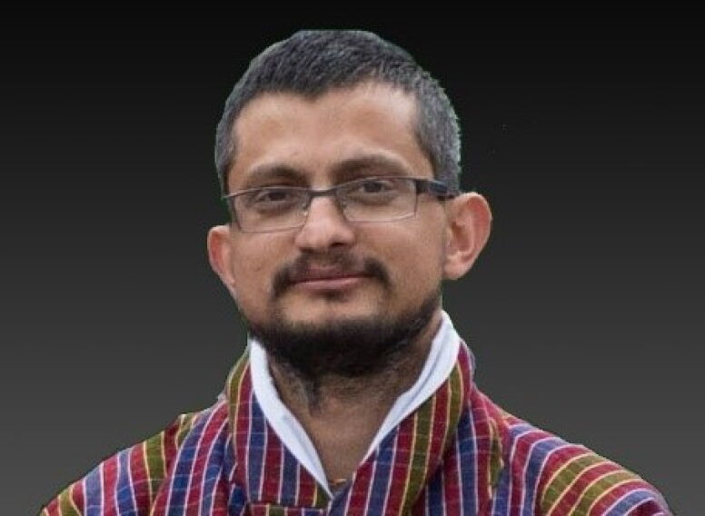 Deependra Pourel looking at camera