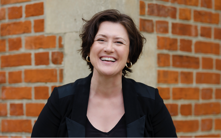 Georgia Elliot-Smith smiling at camera