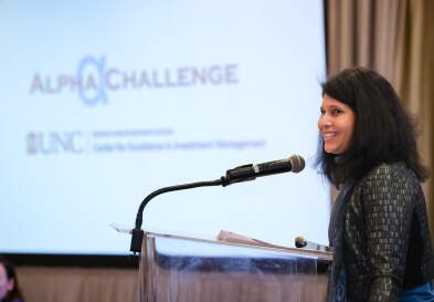 Pramita Saha at the Alpha Challenge