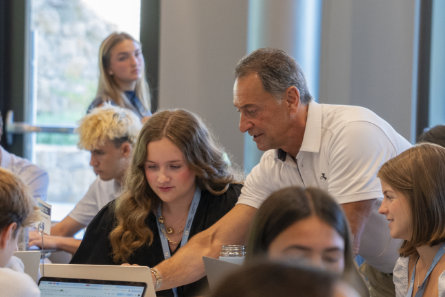 Tar Heel Business Academy Students 2026 with Markus Saba