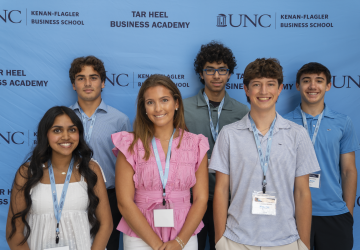 Tar Heel Business Academy group photo