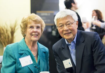 Penny Oslund (MBA ’90) with her husband Bill Chow (MBA ’91)