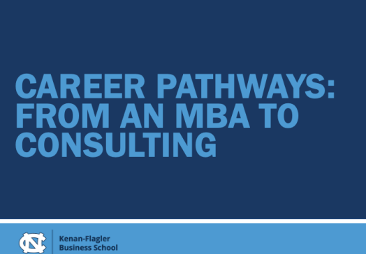 Career Pathways: From an MBA to Consulting
